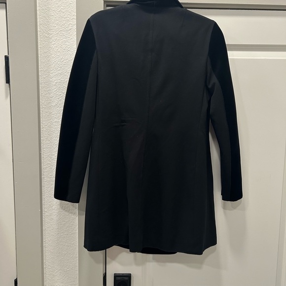 Akris Punto Velvet Jersey Zip Suit Blazer Jacket Pant Set Black 8 / 10 - Picture 5 of 10